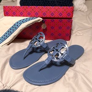 Tory Burch *Authentic* Miller Sandals Blue Yonder